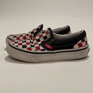 Vans Checkerboard Slip On Kids Shoes Sneakers
